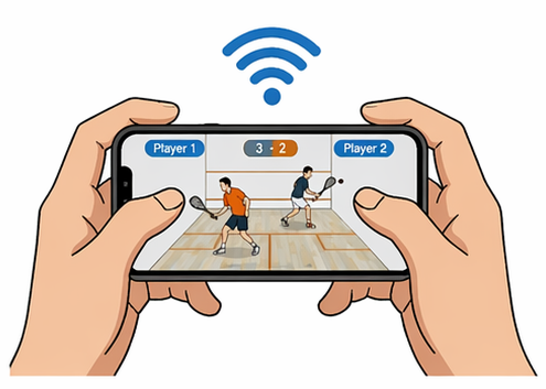 Squash Rhythm Trainer Match Mode